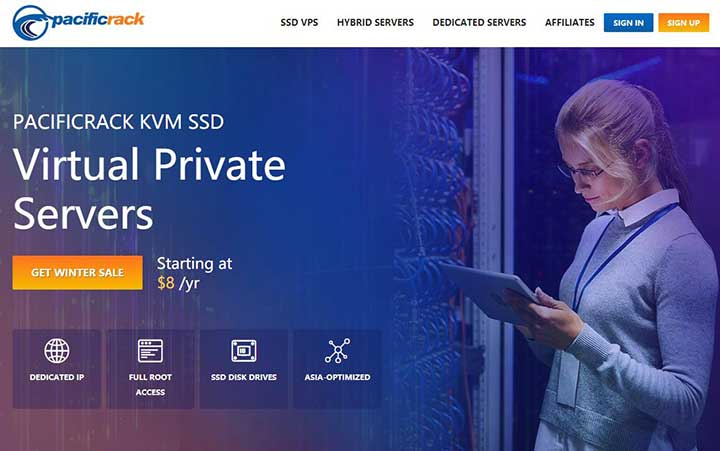 PacificRack春节促销：1GB20GB/2TB/洛杉矶KVM年付8.88美元-全民淘