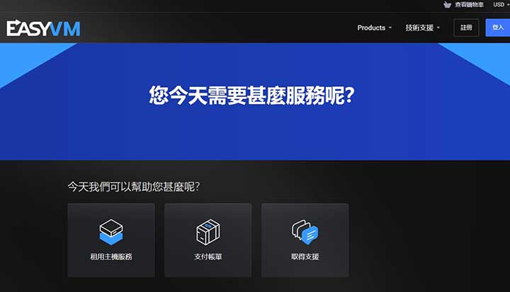 EasyVM：$3.99/月/1核@Ryzen 9 3900x/2GB内存/50GB NVMe空间/2TB流量/1Gbps端口/KVM/新加坡/拉斯维加斯/达拉斯/纽约-全民淘