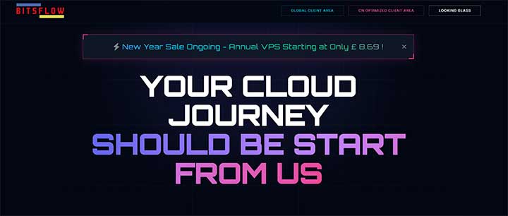 BitsFlow新年特惠促销 高性能大带宽海外VPS年付79元起-全民淘